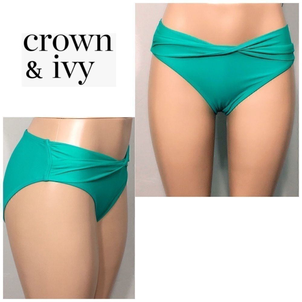 Crown
& Ivy high waisted bikini bottoms.
